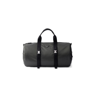 PRADA RE-NYLON AND SAFFIANO LEATHER DUFFLE BAG 2VC015 (50*27*27cm) 